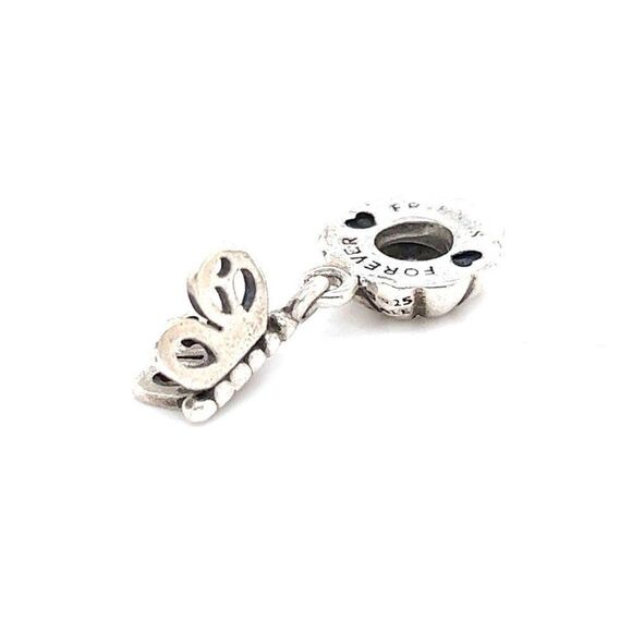 Pandora Butterfly Dangle Friends Forever Charm - Picture 3 of 3